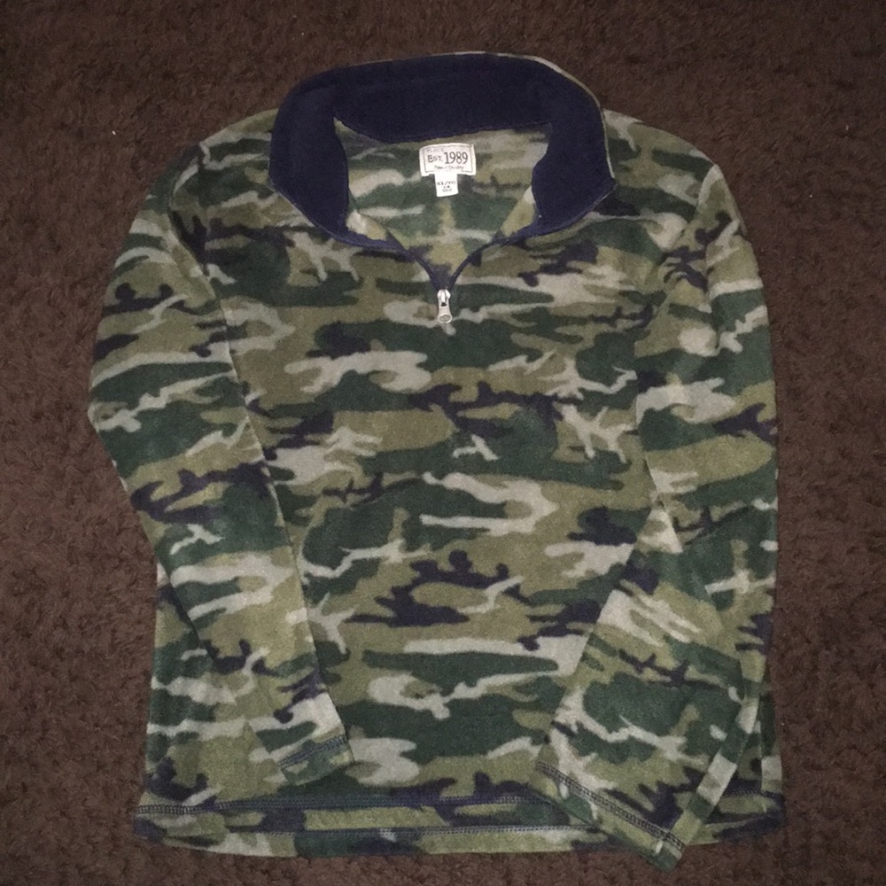 Boys 3/4 zip fleece pullover